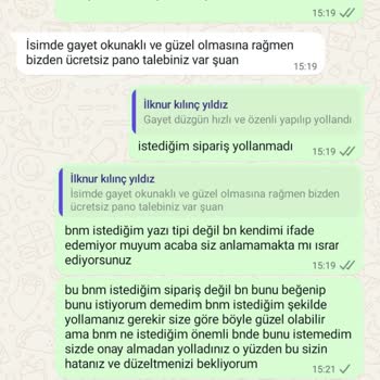 Siparişim Yanlış Geldi, Üstüne Ekstra Ücret Talep Edildi
