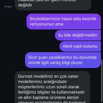 Aldığım Bileklikler Beklenen Özellikleri Taşımıyor Ve Firma İlgilenmiyor
