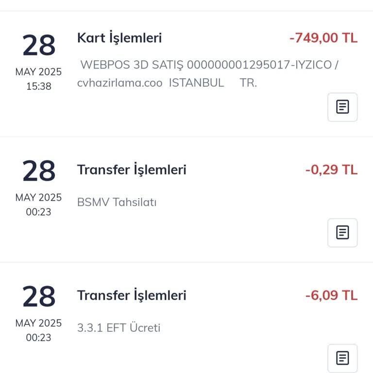 CV Maker'dan Bilgim Dışında Yüksek Ücret Çekildi