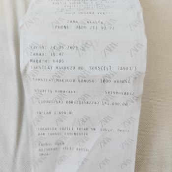 Kullanılmamış Üründe Beden Değişimi Yapılmadı