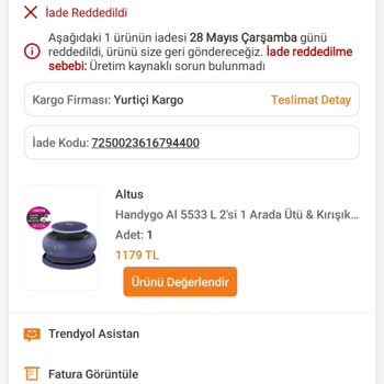 İade Talebim Haksız Yere Reddedildi, Müşteri Mağdur Ediliyor