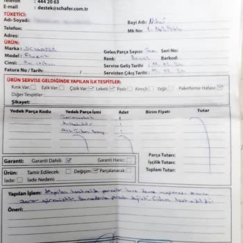 Tekrarlayan Arızalar Nedeniyle Kettle Değişim Talebi Ve Mağduriyet