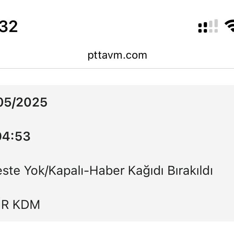 PTT Kargo Teslimatında Sürekli Yaşanan Sorunlar