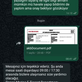 Sipariş Sonrası İletişim Eksikliği Ve Geri Dönüş Sorunu