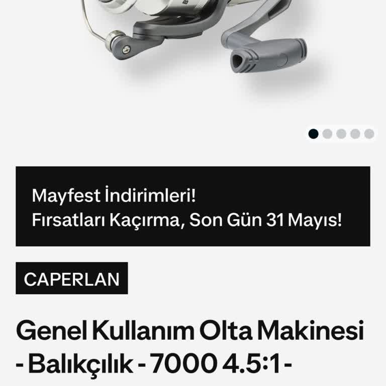 Decathlon Olta Makinesinin Yedek Parçası Bulunmuyor