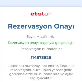 ETS Tur'da Otel Değişikliği Talebimize Destek Sağlanmadı