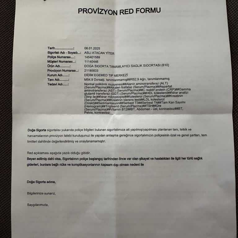 Provizyon Bilgilendirmesi Yapılmadan Geçmişe Dönük Yüksek Borçlandırma