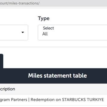 Miles And Smiles Millerim Starbucks Hesabıma Geçmedi