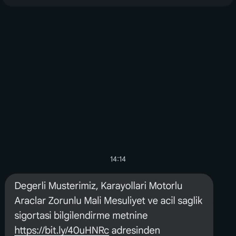 İzinsiz Sigorta Mesajı Ve Olası Kart Bilgisi İhlali