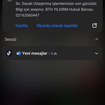 Yanlış Uzlaşma Dosyası Mesajı Hakkında Şikayetim Var