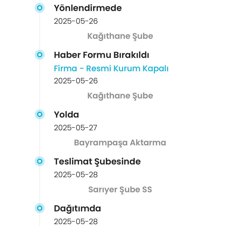 Kargoist Sarıyer Şubesi Kargomu Teslim Etmiyor, Sürekli Oyalıyor