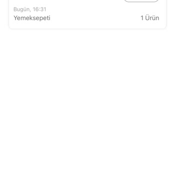 Sipariş İptal Edilmedi, Param İade Edilmiyor