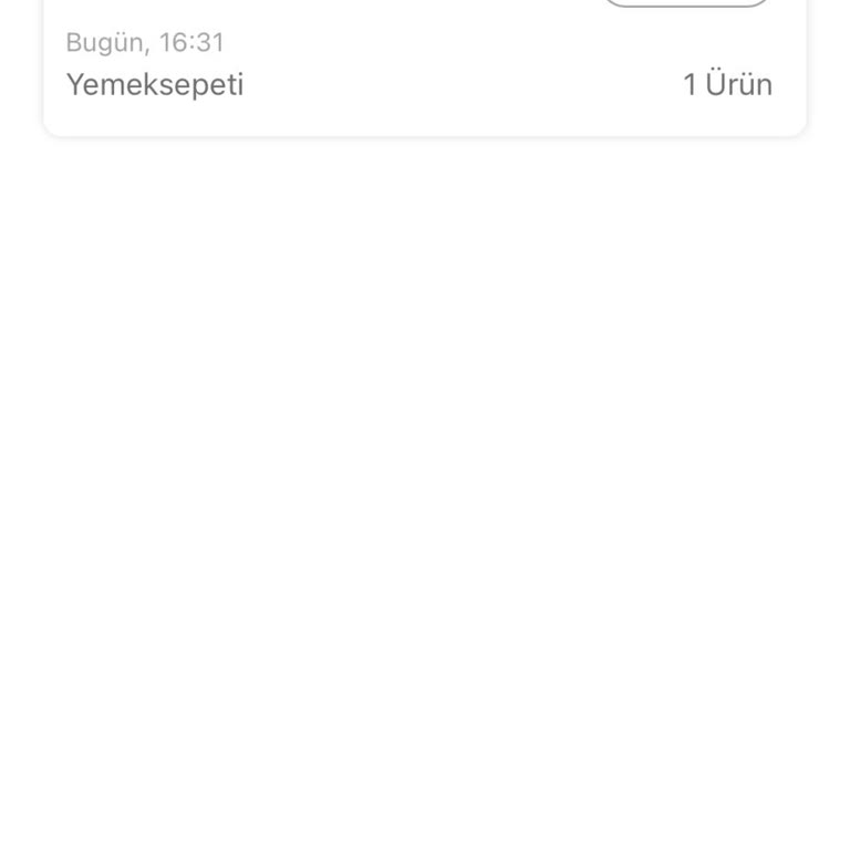 Sipariş İptal Edilmedi, Param İade Edilmiyor