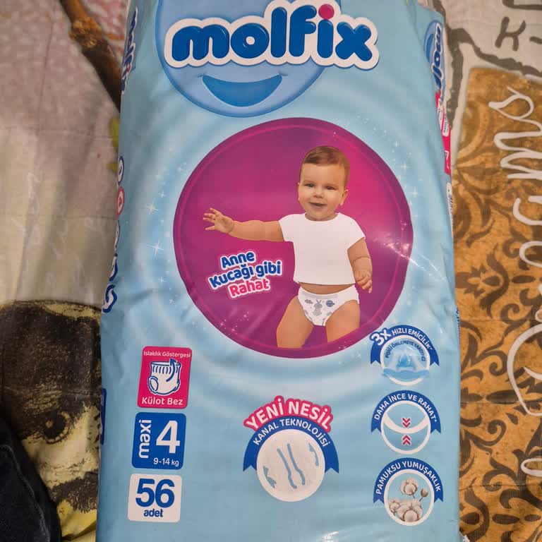Molfix 4 Numara Külot Bez Sağ Taraftan Sürekli Sızdırıyor, Kullanımı Zorlaştırıyor