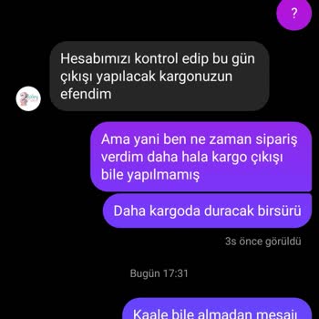 Siparişimin Gönderilmemesi Ve Satıcı İlgisizliği