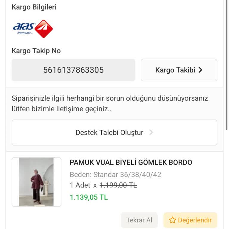 Eksik Gönderilen Ürün Ve İlgisiz Müşteri Hizmeti