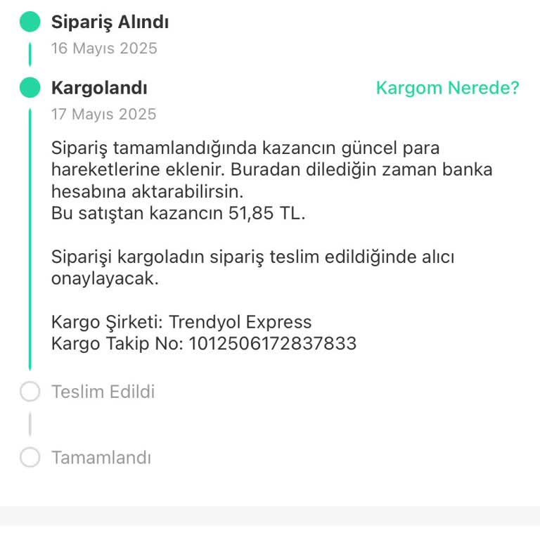 Dolap Uygulamasında Satılan Ürünüm İki Haftadır Teslim Edilmedi Mağdur Oldum