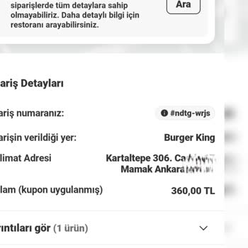 Siparişim Gelmedi, Muhatap Bulamıyorum, Paramı Geri İstiyorum
