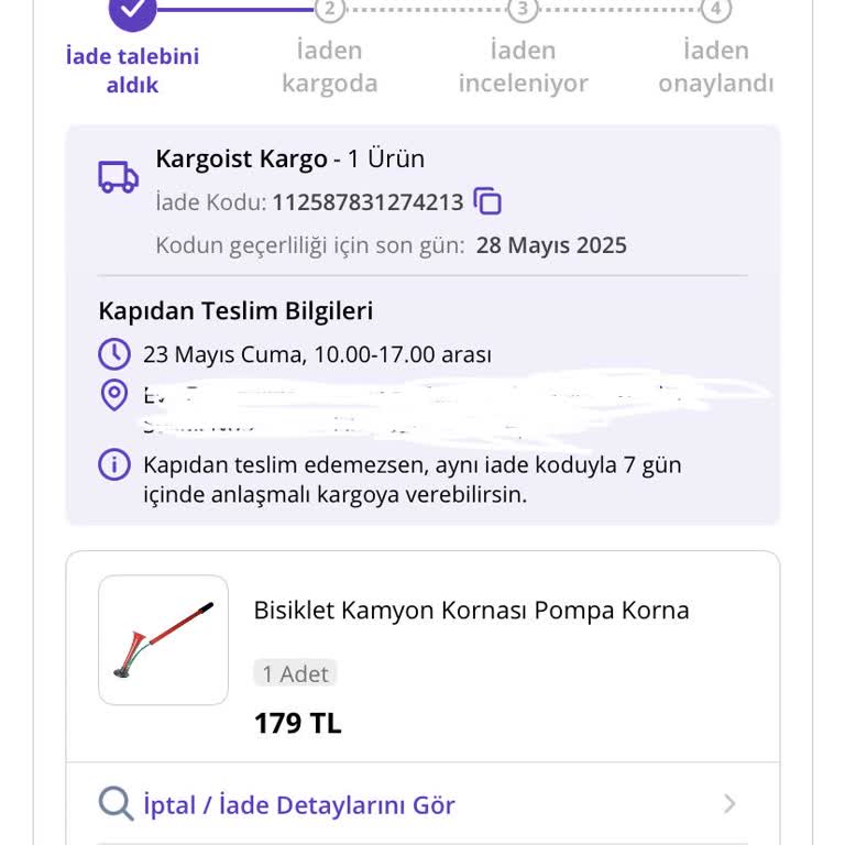 Kargo Firmasının Ürünü Zamanında Almaması Ve Tekrarlayan Yanıtlar