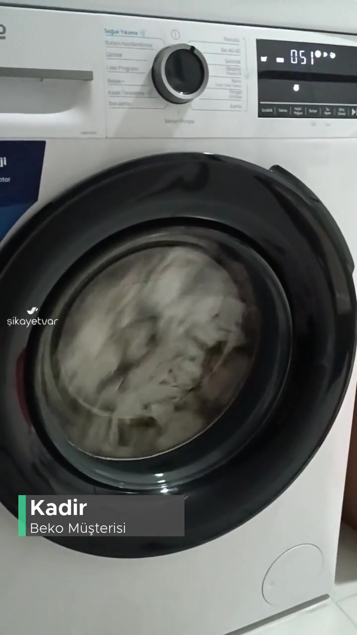 Beko Çamaşır Makinesi Sesli Çalışıyor! videonun kapak resmi