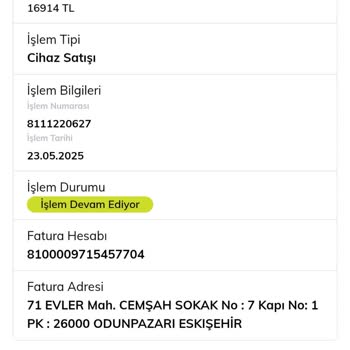 Cihaz Teslim Edilmeden Faturası Yansıtıldı, Müşteri Hizmetleri Çözüm Sunmuyor