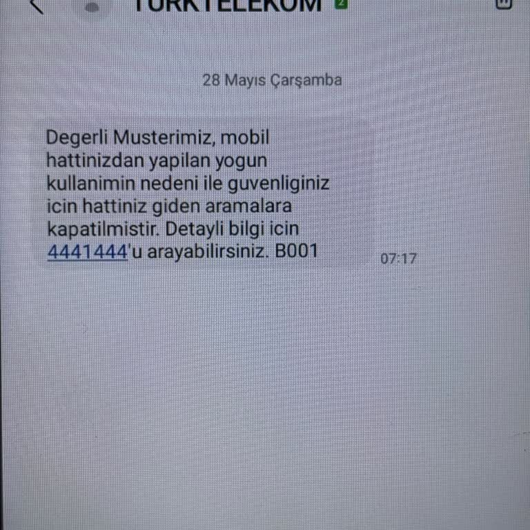 Bimcell Hattım Haksız Yere Kısıtlandı, Mağduriyetimin Giderilmesini İstiyorum