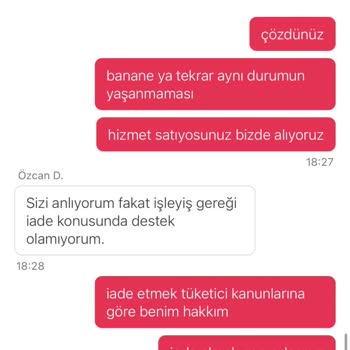 Bayat Meyve Gönderimi Ve İade Hakkının Reddedilmesi