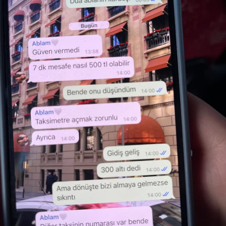 Taksimetre Açılmadan Fazla Ücret Talep Edilmesi Ve Güven Sorunu