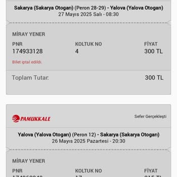 Bilet İptalinde Ücret İadesi Gecikmesi Ve Eşitsiz İşlem Süreci
