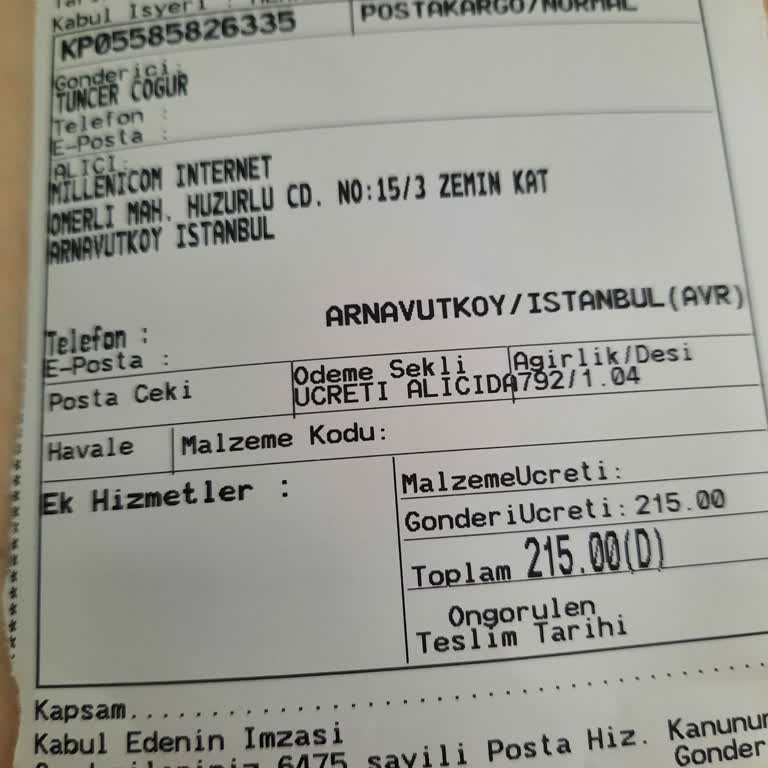 Gönderdiğim Modem İçin Haksız Fatura Kesildi!