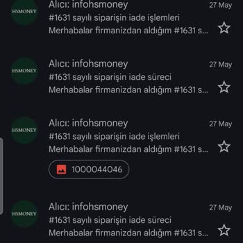 İade Talebime Cevap Alamadım, Ürün Kalitesi Beklentimin Altında