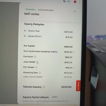 Yemek Sepeti'nde Haksız Sipariş İptalleri Ve Düşük Ödeme Sorunu