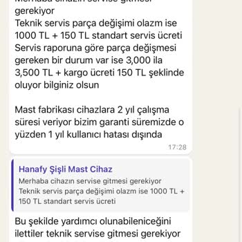 İki Yılda Bozulan Mast Cihazı Ve Beklenmedik Garanti Süresi Hayal Kırıklığı