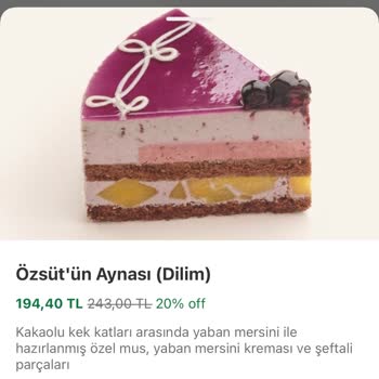 Adet Pasta Siparişi Yerine Sürekli Dilim Gönderilmesi Mağduriyet Yaratıyor