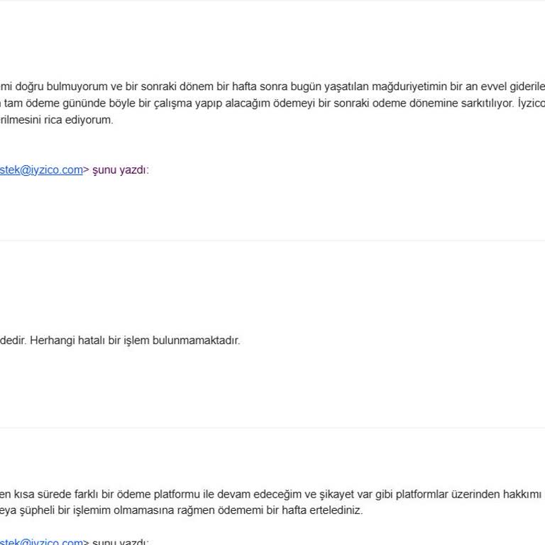 Ödemem Sebepsiz Yere Ertelendi