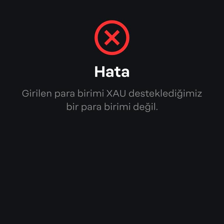 Papara Altın Satışında Para Birimi Hatası ve Para Çekememe Sorunu