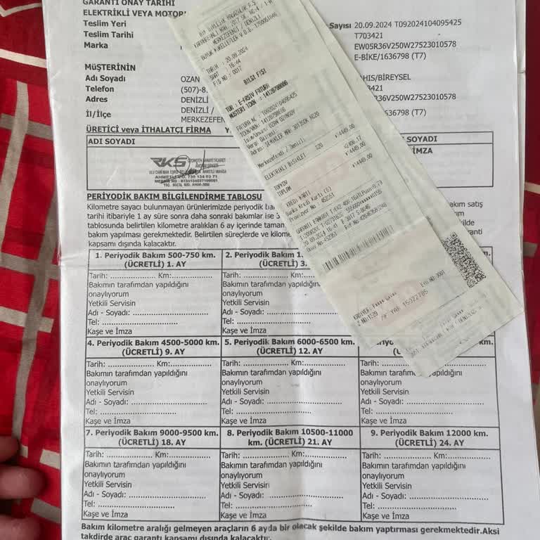 Sıfır Bisikletin Parça Siparişi İptal Edildi, Mağdur Edildim