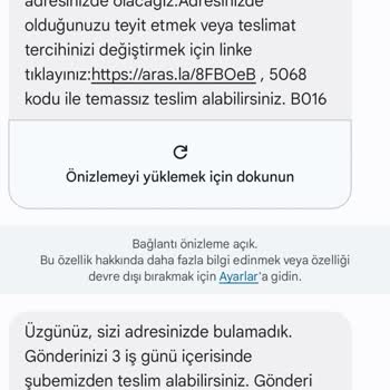Evde Olmama Rağmen Teslim Edilmeyen Kargo Ve Gerçekçi Olmayan Dağıtım Süreci
