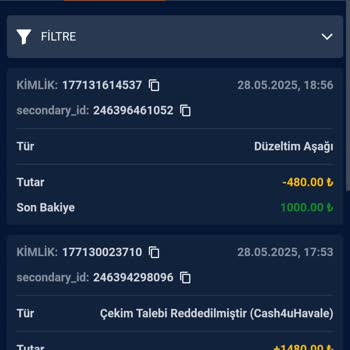 Kazancım Gerekçesiz Olarak Silindi