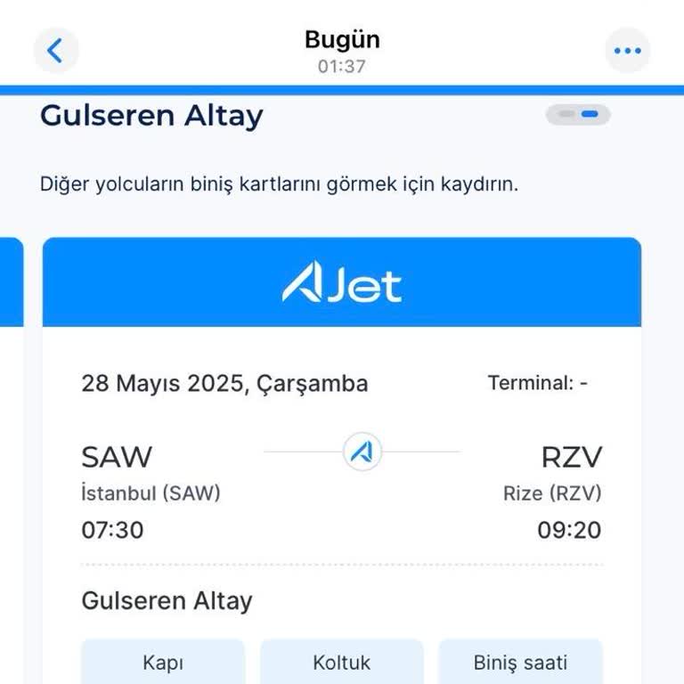 Uçak İnişinde Yaşanan Panik Ve Mağduriyet