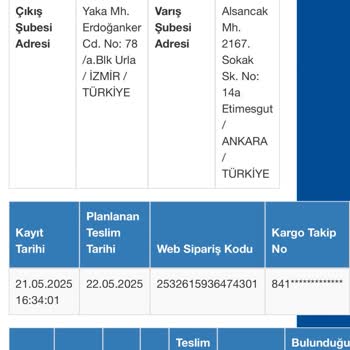 Sürat Kargo Teslimat Gecikmesi Ve İletişim Sorunlarıyla Mağdur Oldum