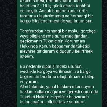 12 Gündür Gönderilmeyen Tshirt Ve Sürekli Ertelenen Kargo Bahaneleri