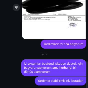 Bakiye Yüklemesi Gerçekleşmedi, Destek Alınamıyor