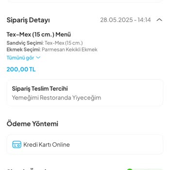 Sipariş Teslim Edilmeden Teslim Edildi Gösterildi