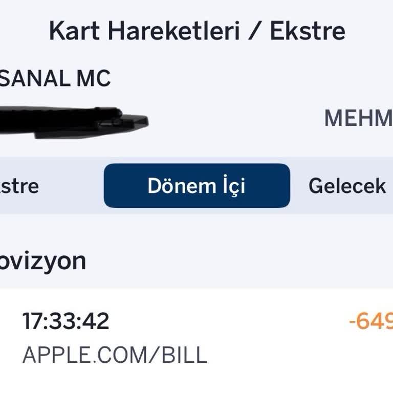 Apple.com Üzerinden İzinsiz Kredi Kartı Çekimi Mağduriyeti