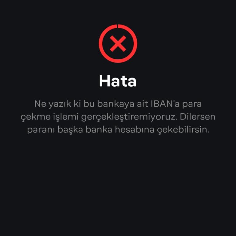 Papara Kartımdan QNB Hesabıma Para Transferi Yapamıyorum