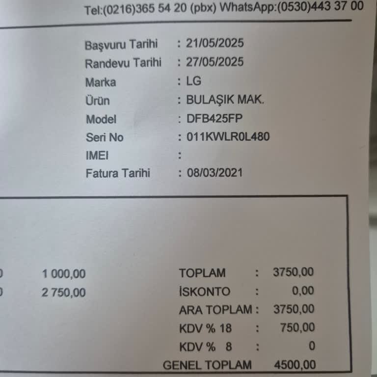 Garanti Kapsamında Yüksek İşçilik Ücreti Ve Servis Planlama Sorunları