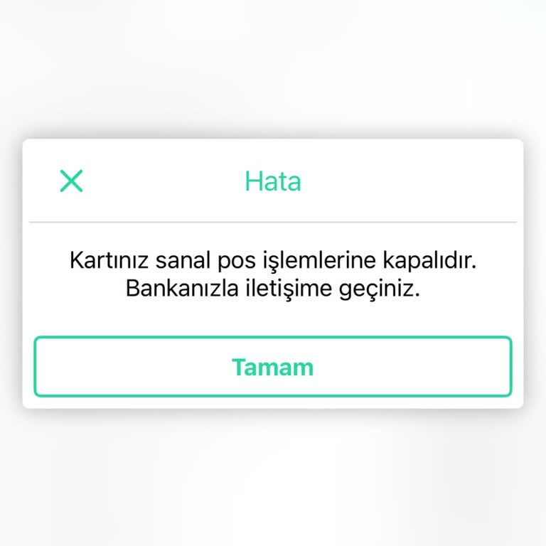 Paycell Kartımın Sanal POS Özelliği Açılmıyor, Müşteri Hizmetlerine Ulaşılamıyor