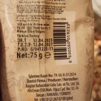 Tatlı Biber Diye Aldım Acı Çıktı Etiket Yanıltıcı