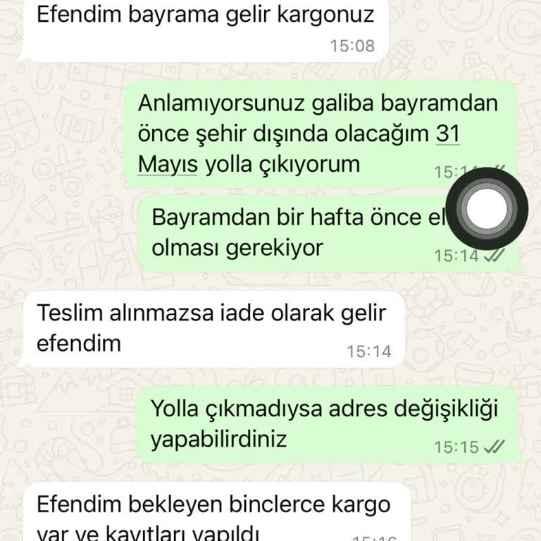 Siparişim Kargoya Verilmedi, Adres Değişikliği Yapılmadı